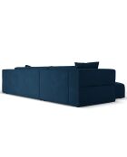 Canapé d'angle Gauche Esther 4 Places bleu roi - 305x175x78 cm