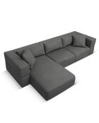 Canapé d'angle Gauche Esther 4 Places gris foncé - 305x175x78 cm