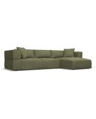 Canapé d'angle Droit Esther 4 Places vert clair - 305x175x78 cm