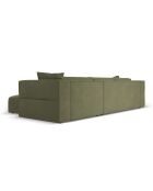 Canapé d'angle Droit Esther 4 Places vert clair - 305x175x78 cm