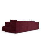 Canapé d'angle Droit Esther 4 Places bordeaux - 305x175x78 cm
