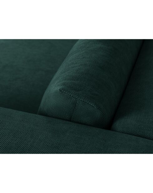 Canapé d'angle Droit Esther 4 Places vert bouteille - 305x175x78 cm