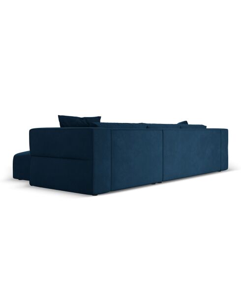 Canapé d'angle Droit Esther 4 Places bleu roi - 305x175x78 cm