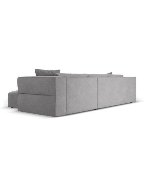 Canapé d'angle Droit Esther 4 Places gris clair - 305x175x78 cm