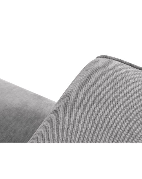 Canapé d'angle Droit Esther 4 Places gris clair - 305x175x78 cm