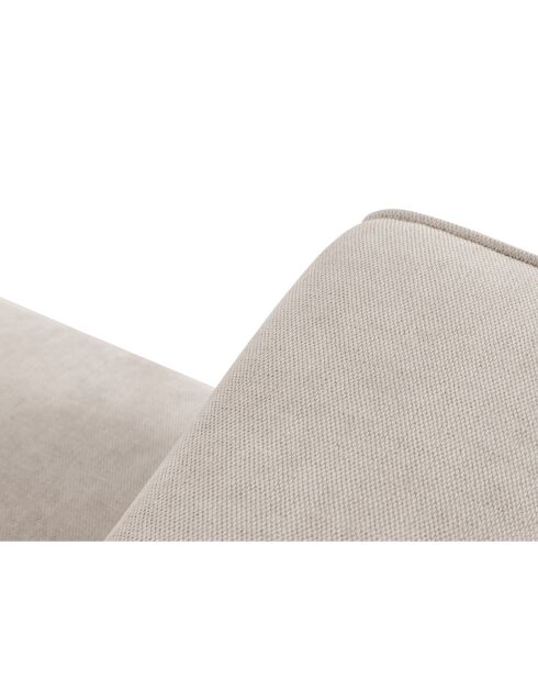 Canapé d'angle Symétrique Esther 6 Places beige - 285x285x78 cm