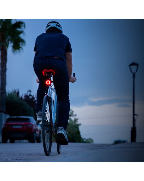 Éclairage arrière LED pour vélo noir