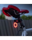 Éclairage arrière LED pour vélo noir