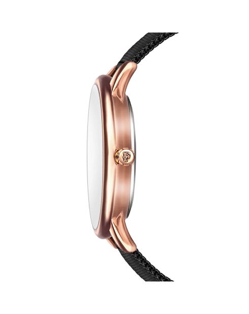 Montre Scarlett en Acier & Diamant noire
