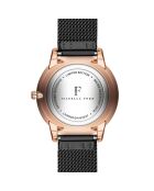 Montre Scarlett en Acier & Diamant noire