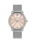 Montre Skylar en Acier & Diamants argentée