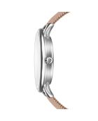 Montre Skylar en Acier & Diamants rose doré