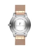Montre Skylar en Acier & Diamants rose doré