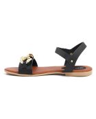 Sandales en Cuir Edda noires