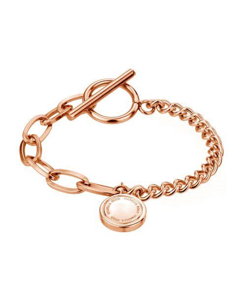 Bracelet Clara en Acier rose doré