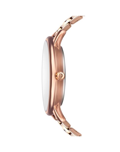 Montre Coco en Acier & Diamants rose doré