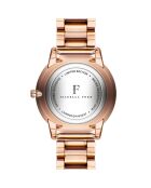 Montre Coco en Acier & Diamants rose doré