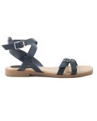 Sandales en Cuir Mado bleu marine