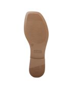 Sandales en Cuir Mado bleu marine