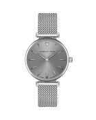 Montre Audrey en Acier & Diamant argentée