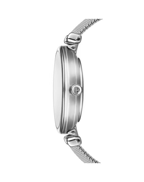 Montre Audrey en Acier & Diamant argentée