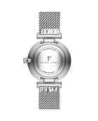 Montre Audrey en Acier & Diamant argentée