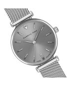 Montre Audrey en Acier & Diamant argentée