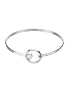 Bracelet Ida en Acier argenté & Perle