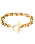Bracelet Freda en Acier doré