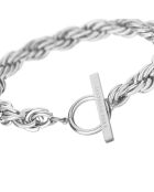 Bracelet Freda en Acier argenté