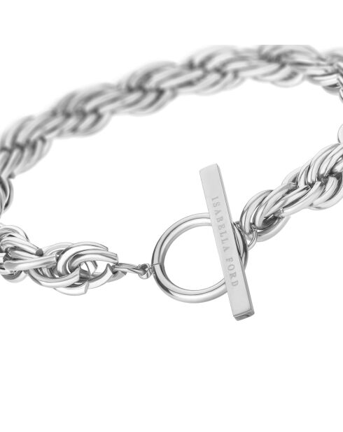 Bracelet Freda en Acier argenté