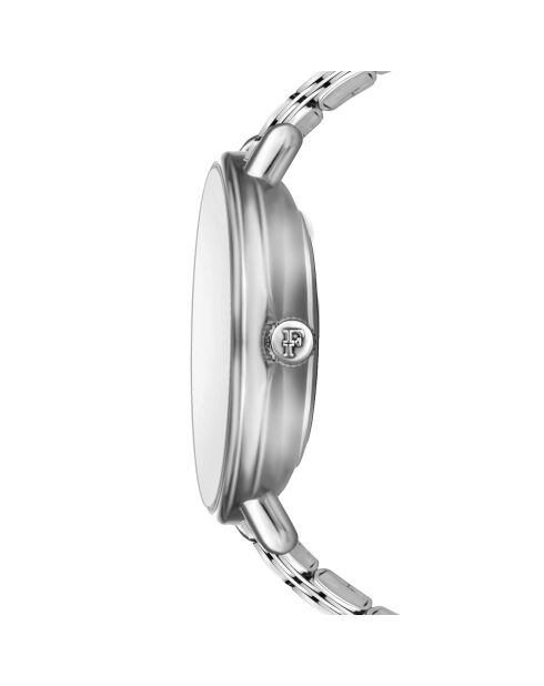 Montre Infinity en Acier & Diamant argentée