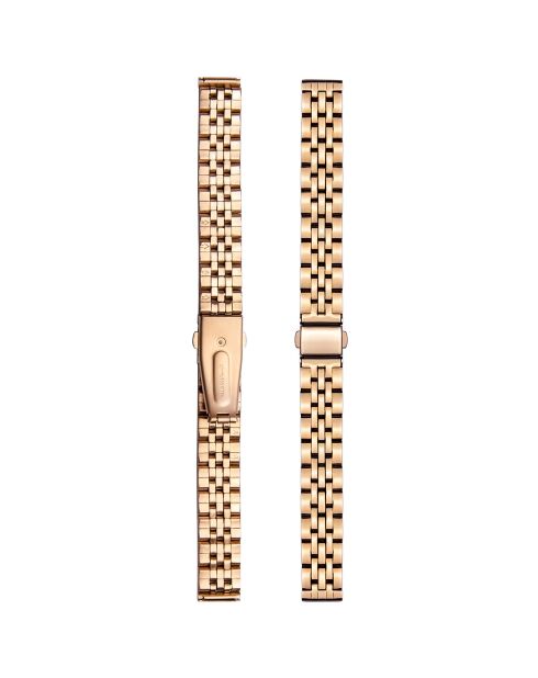 Montre Ophelia en Acier & Diamants rose doré