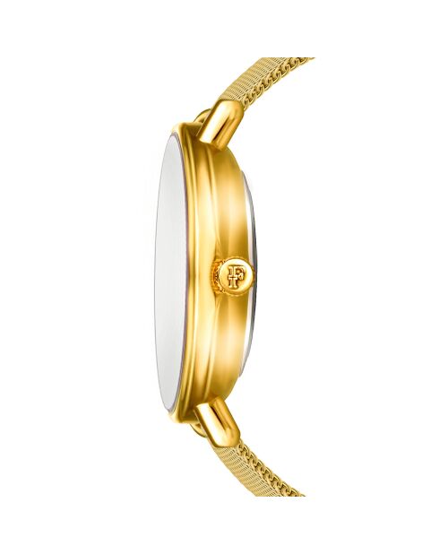 Montre Luna en Acier & Diamant dorée