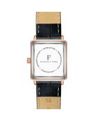 Montre Patricia en Cuir & Diamant noire
