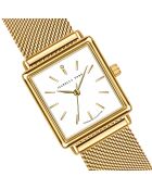 Montre Charlotte en Acier & Diamant dorée