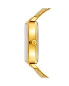 Montre Charlotte en Acier & Diamant dorée