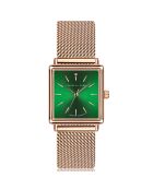 Montre Elisabeth en Acier & Diamant rose doré