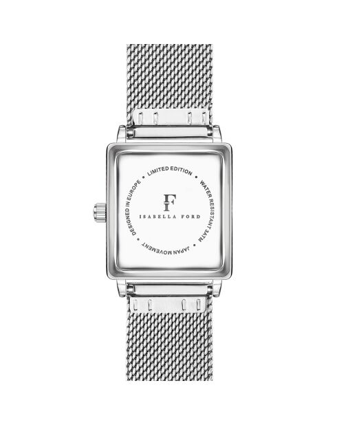 Montre Morgane en Acier & Diamant argentée
