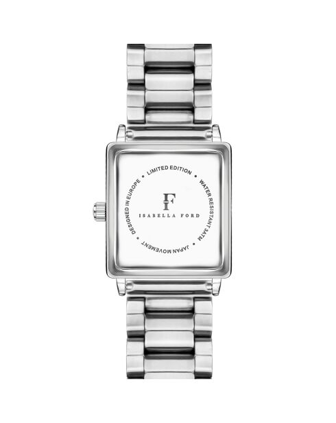 Montre Morgane en Acier & Diamant argentée
