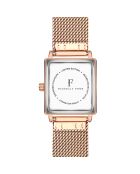 Montre Adeline en Acier & Diamant rose doré