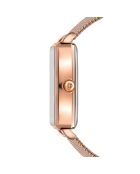 Montre Adeline en Acier & Diamant rose doré