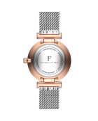 Montre Victoria en Acier & Diamant argentée