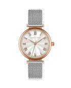Montre Victoria en Acier & Diamant argentée