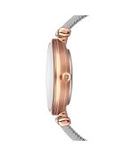 Montre Victoria en Acier & Diamant argentée