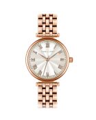 Montre Victoria en Acier & Diamant rose doré