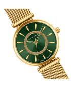 Montre Nathalie en Acier & Diamant dorée