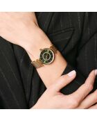 Montre Nathalie en Acier & Diamant dorée