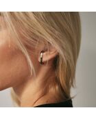 Boucles d'oreilles Ulla en Acier argenté