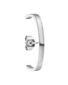 Boucles d'oreilles Ulla en Acier argenté